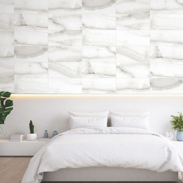 Lonic White Tile 600mm x 300mm - Image 3