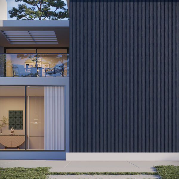 Charcoal Composite Slat Wall 5000mm x 169mm - Image 4