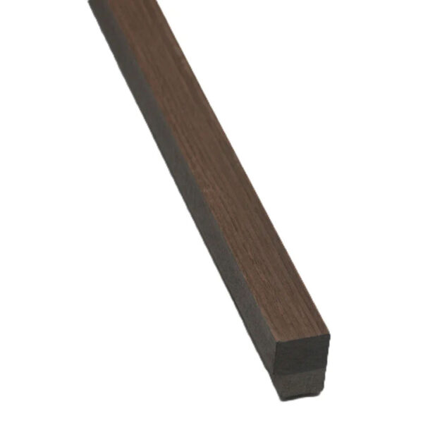 Choco Brown Acoustic Panel End Trim 2400mm x 27mm