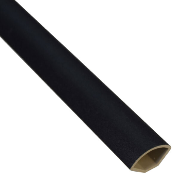 Anthracite Marble SPC Quarter Round Trim 2400mm x 28mm
