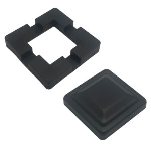 WPC Fencing Accssories - 80mm Base and Cap Cover for Aluminium Post