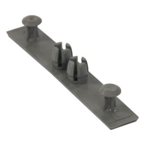 Double Sided Decking End Cap - Cement Grey