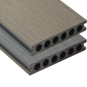 Double Sided Decking - Cement Grey & Natural