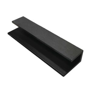 Outdoor Cladding Trims - U Trim - Charcoal/Black