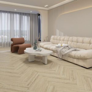 SPC Flooring - Herringbone - Natural Oak