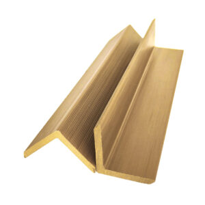 WPC 196 Pimber Black Groove - L Trim - Teak