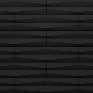 PU Stone - Stone Design - Midnight Black - Line Design