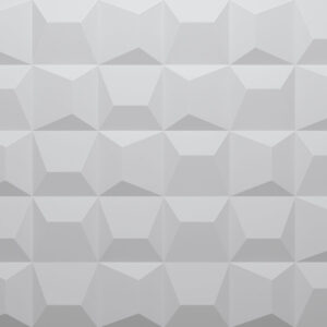 PU Stone - Stone Design - Pure White - Cube Design