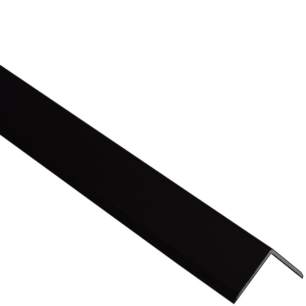 Aluminium L Trim Matt Black