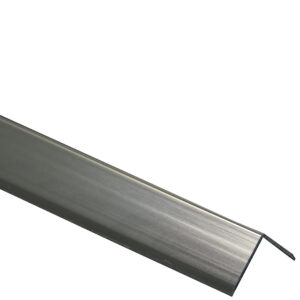 Aluminium L Trim Polished Chrome