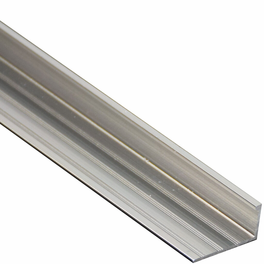Aluminium Straight Tile Trim Gun Metal Grey