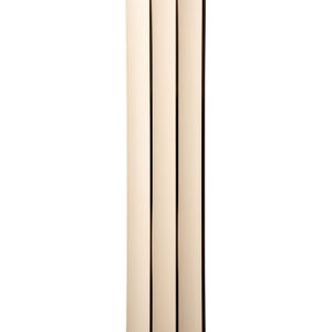 Aluvo Waterproof Panel Curved Slats Cream 2400mm x 250mm