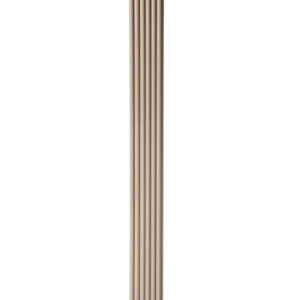 Aluvo Waterproof Panel Half Round Slats Taupe 2400mm x 120mm