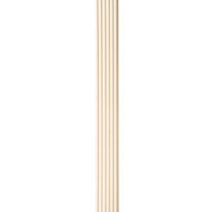 Aluvo Waterproof Panel Half Round Slats White 2400mm x 120mm