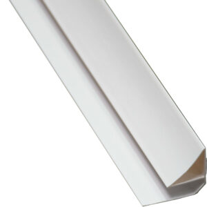 Cladding Cov Trim - White 8mm