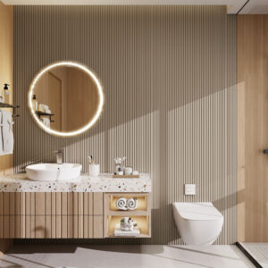 Aluvo - Half Round - Taupe