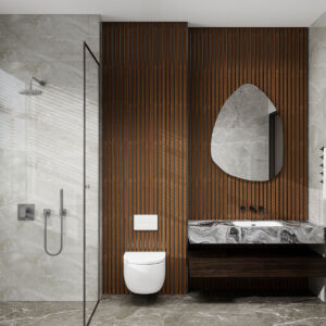 Aluvo - 6 Slats - Warm Walnut