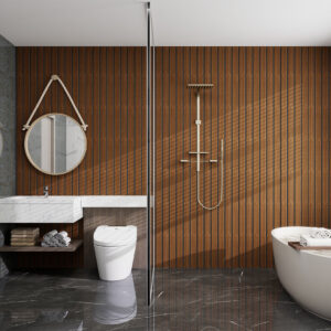 Aluvo - 3 Slats - Warm Walnut