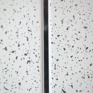 Cladding - White Sparkle with Silver Strip