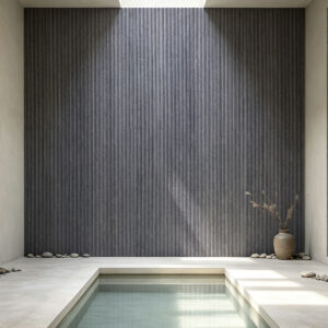 Petra Stone Roman Pillar Smoke Grey 2398mm x 1198mm