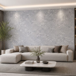 Vellura Matt Wall Panel Grey Terrazzo 2400mm x 1000mm